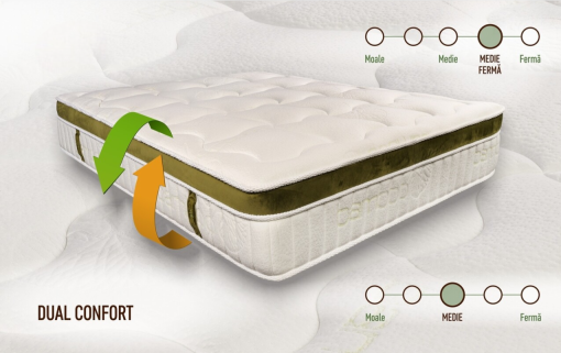 saltea nature bamboo latex dual confort